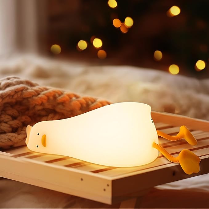AVACOM Squishy Night Light, Lying Flat Duck Night Light, Travel Nightlight by AVACOM