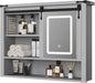 QUW 31" Farmhouse Bathroom Wall Cabinet, Bathroom Medicine Cabinets by QUW