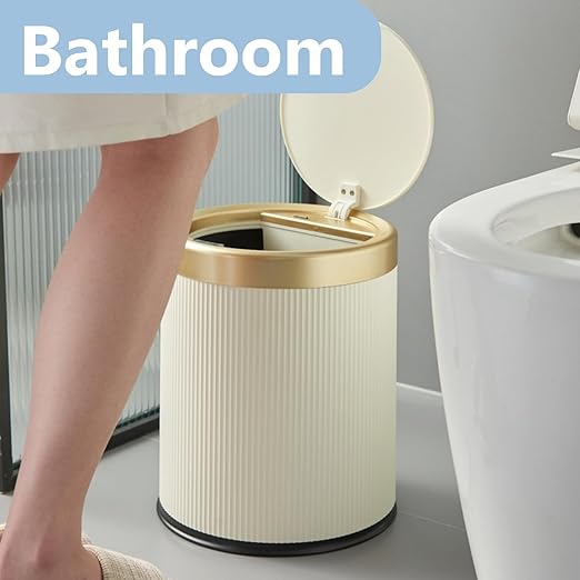 2Pack Automatic Bathroom Trash Can, Touchless Motion Sensor Garbage Can - Image 4