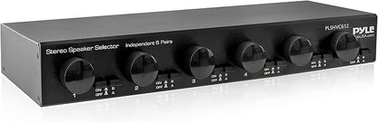 Pyle 6 Channel High Power Stereo Speaker Selector by PyleUSA