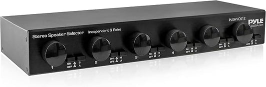 Pyle 6 Channel High Power Stereo Speaker Selector by PyleUSA