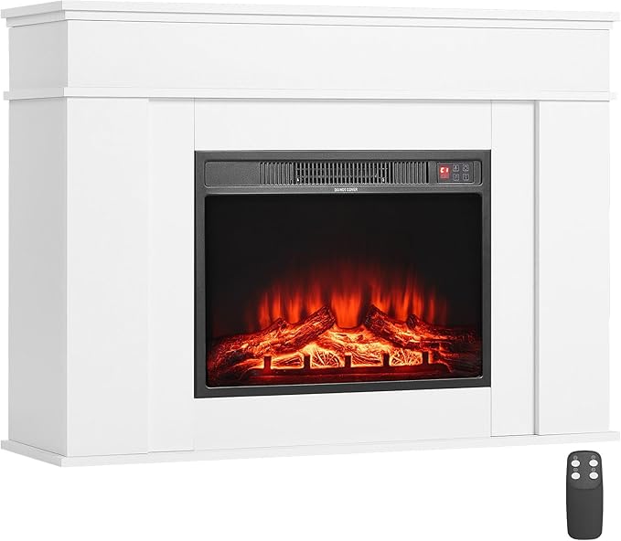 VEVOR 43 inch Freestanding Fireplaces, 1500W 5120BTU Fake Electric Fireplace by VEVOR