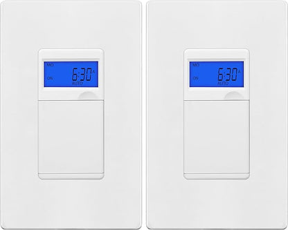 TG 7 Days Digital in-Wall Programmable Timer Switch by TG