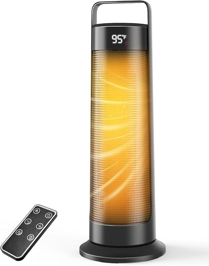 Space Heater for Indoor Use Large Room, 1500W Portable Office Heater, 120° by CCGIRUIndustrialFan