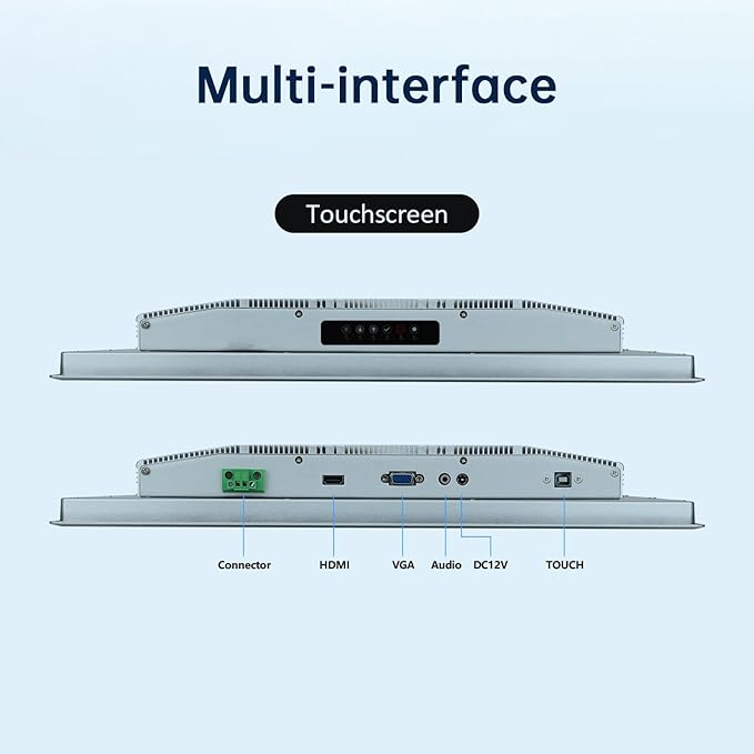 21.5-Inch Industrial Touch Screen Monitor, Ratio 16:9 Embedded PCAP Touchscreen - Image 6