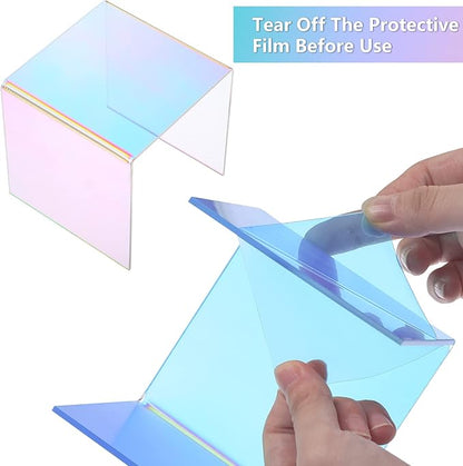 Chuangdi 2 Sets Acrylic Display Risers, Product Stand, Jewelry Display Riser - Image 4