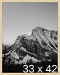 Frame It Easy 33 x 42 Wheat Wood Frame by FrameItEasy