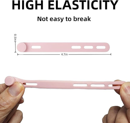 25 PCS Silicone Cable Ties Cord Organizer - Image 3