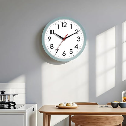 AKCISOT Wall Clock, Modern Small Wall Clocks Battery Operated 8 Inch, Silent - Image 6