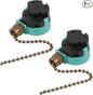 2 Pack Ceiling Fan Switch 3 Speed 4 Wire Zing Ear ZE-268S6, Ceiling Fan Pull by Bsentster