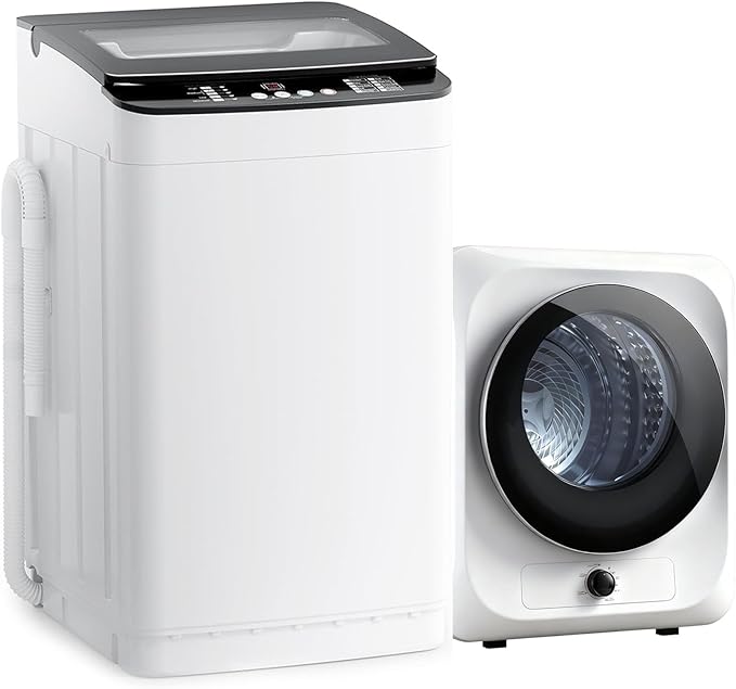 Auertech Portable Washer and Dryer Combo Set, 28 lbs Fully Automatic Washing by Auertech