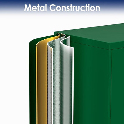 35" H Metal Garage Storage Cabinet, Rolling Tool Cabinet - Image 6