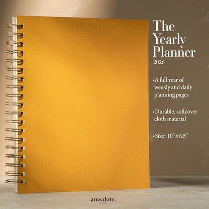 Anecdote 2026 Planner Daily Planner Weekly Monthly Planner - Image 2