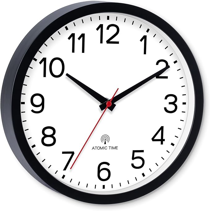 AKCISOT Atomic 10 Inch Wall Clock Analog Clocks - Image 2