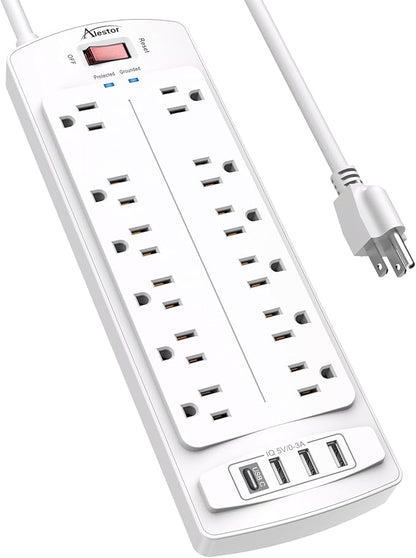 Power Strip, ALESTOR Surge Protector by Alestor
