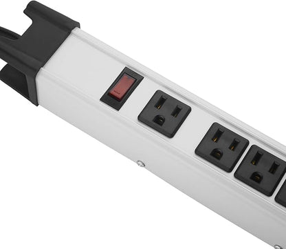Heavy Duty Surge Protector, 6 Outlet Industrial Power Strip - Image 4