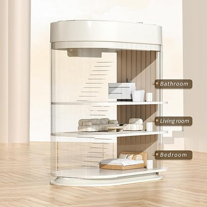 MRBIN Small Trash Can for Bathroom, Automatic Touch Less Garbage Bin - Image 6