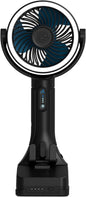 CANE5 AirLux Pro, Portable Fan, 180-Degree Tilt Head, 5 Speeds, 18MPH Wind by CANE5