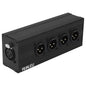 HUALEU 3Pin XLR 1 Female to 4 Male Splitter, 4Way XLR Single Input to Four by HUALEU