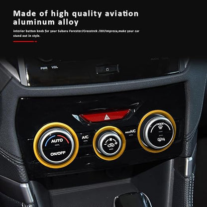 Auovo AC Climate Control Knob Outer Ring Covers Accessories - Image 4