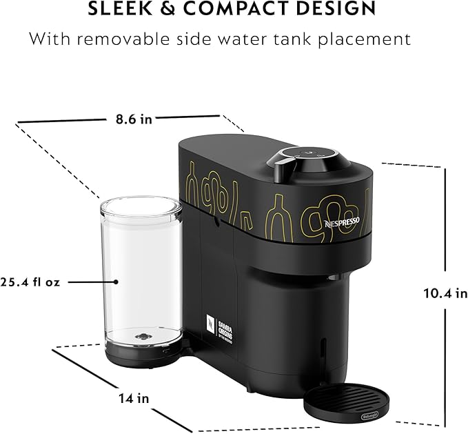 Nespresso Vertuo Pop+ Coffee and Espresso Maker by De'Longhi, Samra Origins by - Image 4