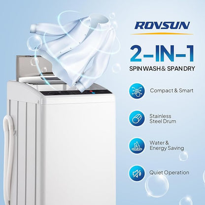 ROVSUN 1.8CuFt Portable Clothes Dryer and 25LBS Full-Automatic Washing Machine - Image 6