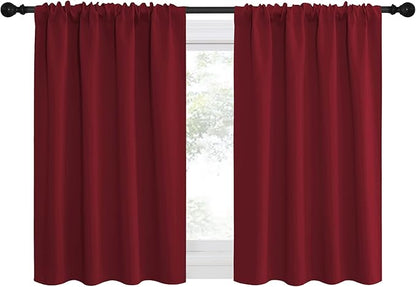 NICETOWN 36 inch Curtains for Small Windows, Thermal Insulated Privacy Short - Image 2