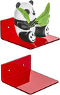6 Inches Acrylic Small Wall Shelves, Acrylic Display Ledges by Sezanrpt