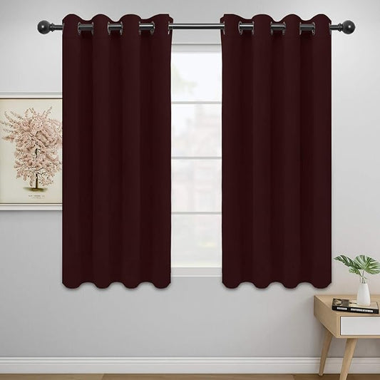 Easy-Going Blackout Curtains for Bedroom, Solid Thermal Insulated Grommet and by Easy-Going