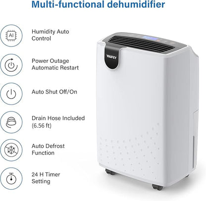 Yaufey 2500 Sq. Ft Dehumidifier - Image 5