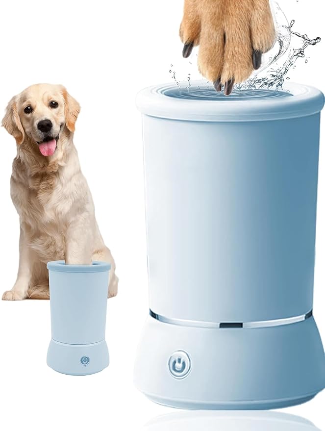 Automatic Dog Paw Cleaner for Dogs，Electric Dog Foot Paw Washer Cup and by KUEIOX