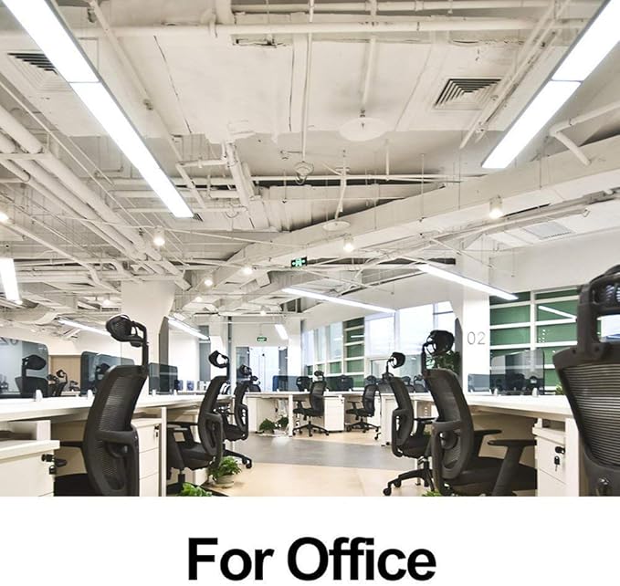 FAITHSAIL 60W LED Wraparound Light 4FT LED Office Lights, 7200 Lumens 4000K - Image 6