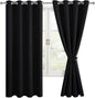 Hiasan Blackout Curtains for Bedroom, 52 x 63 Inches Length by Hiasan