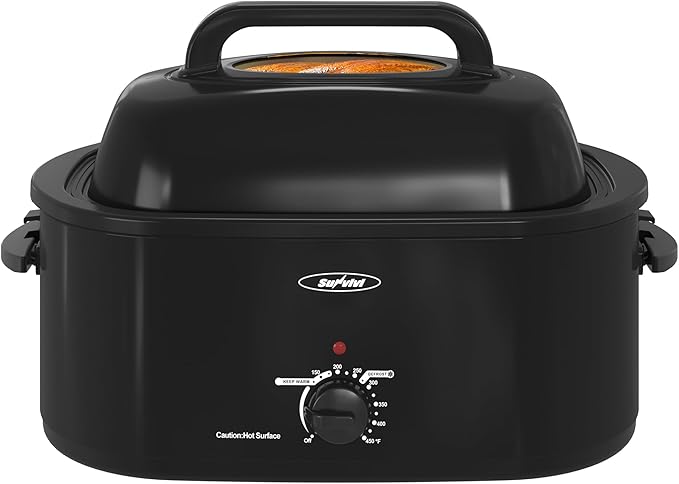 Sunvivi 26lb 22-Quart Roaster Oven, Electric Roaster Oven by WeGetLife