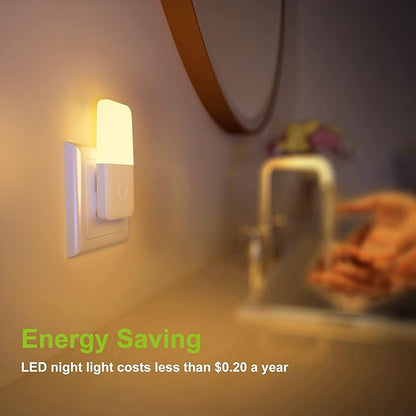 MAZ-TEK Plug in Night Light, Warm White LED Nightlights - Image 5