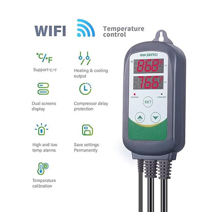 Inkbird WiFi ITC-308 Digital Temperature Controller Thermostat Remote - Image 2