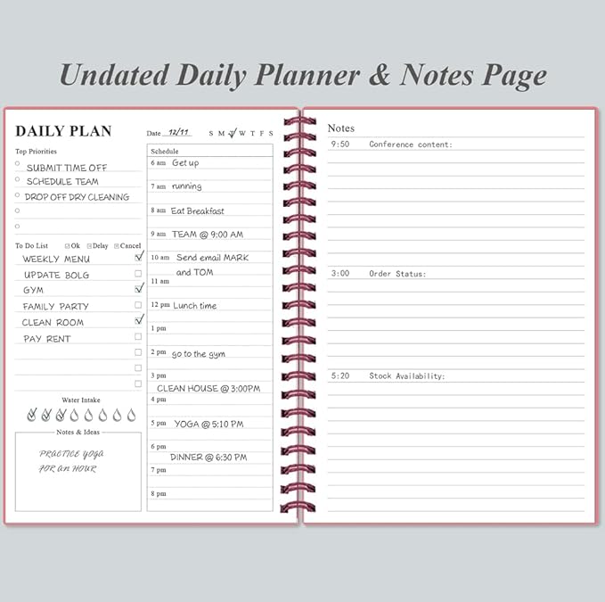 Daily Planner Undated - Image 3