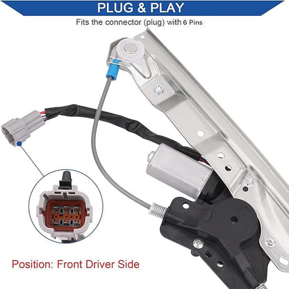 Obaee 748-525 Front Right Passenger Side Power Window Lift Regulator - Image 3