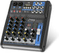 Pyle Professional Audio Mixer Sound Board Console System- Interface 4 Channel by PyleUSA