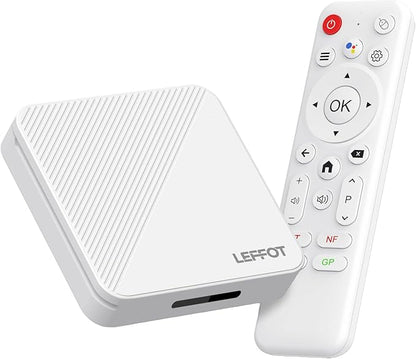Android 14.0 TV Box 2025, LEFFOT H313 4K Ultra HD Streaming Device by LEFFOT