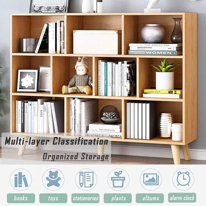 IOTXY Wooden Open Shelf Bookcase - Image 6