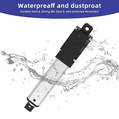 0.5 Inch 28lbs Mini Stroke 12V Electric Linear Actuator 4mm/sec Linear Motion - Image 6