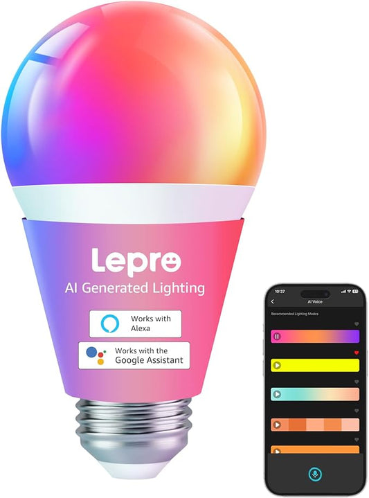 Lepro B1 AI Smart Light Bulbs by Lepro