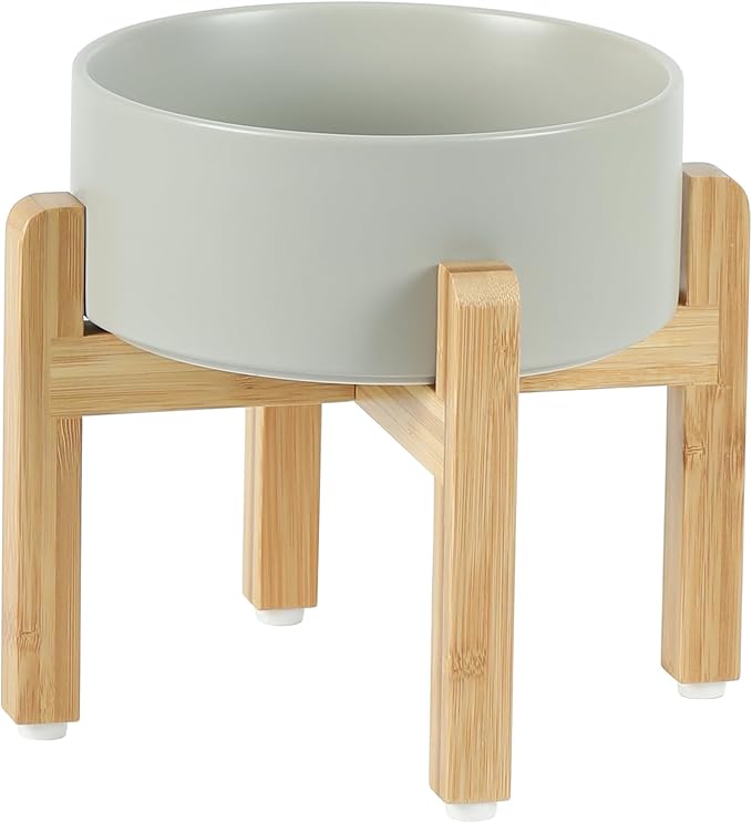 Ceramic Raised Dog Bowl Set, Elevated by Havniva