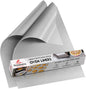 Silver 2 Pack Large Thick Heavy Duty Non Stick Teflon Oven Liners Mat, by ThreadNanny