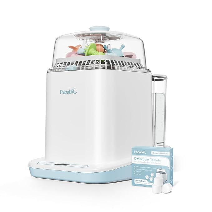 Papablic Bottle Washer Pro, Bottle Washer & Sterilizer & Dryer, 4-in-1 Bottle by Papablic