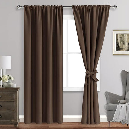 JIUZHEN Blackout Curtains for Bedroom by JIUZHEN