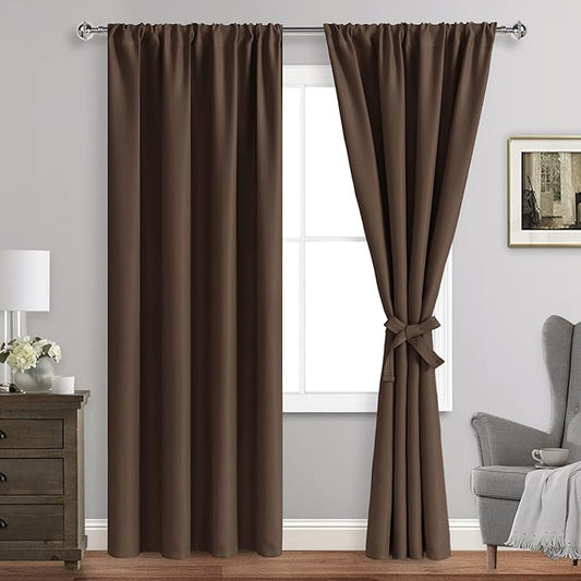 JIUZHEN Blackout Curtains for Bedroom by JIUZHEN