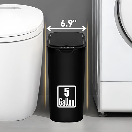 TIPGO 5 Gallon Motion Senor Bathroom Trash Can - Image 6