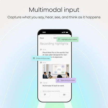 Plaud Note AI Voice Recorder, AI Note Taking Device, Transcribe & Summarize - Image 3